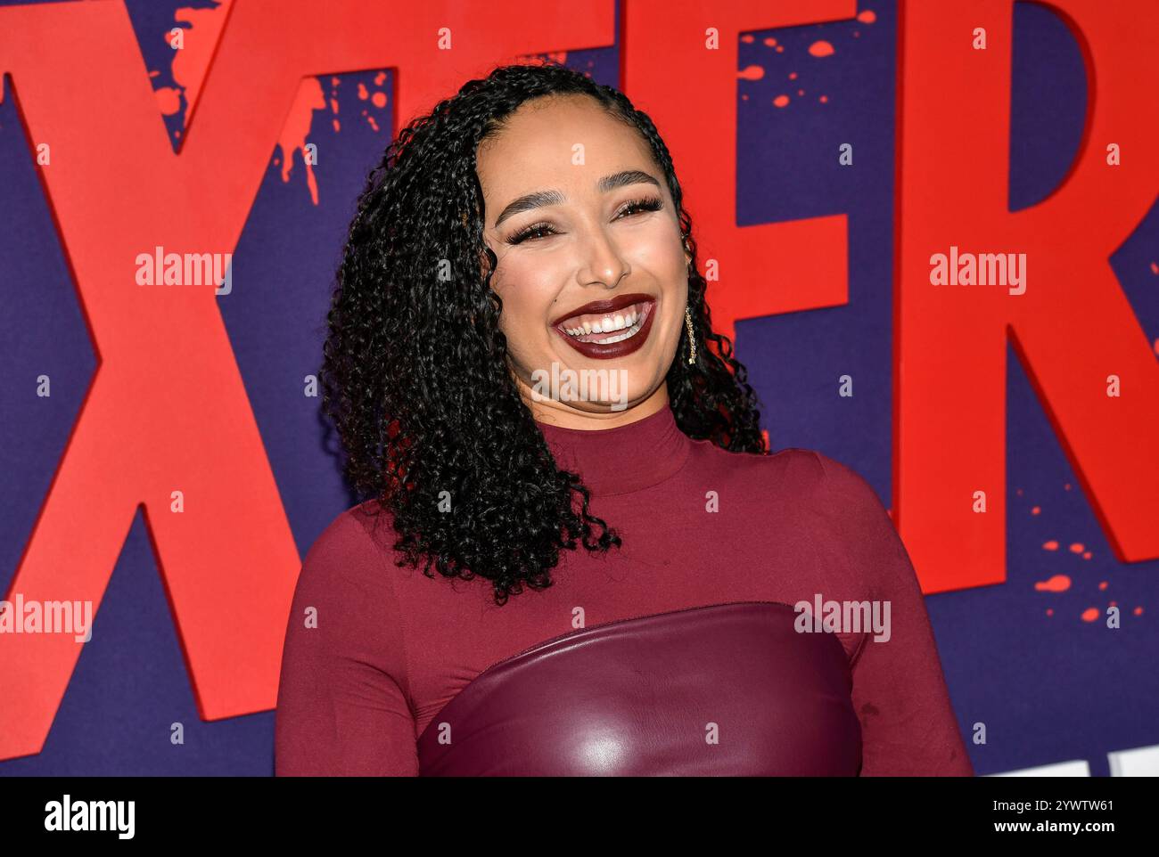 Raquel Justice attends the premiere of the Showtime drama series