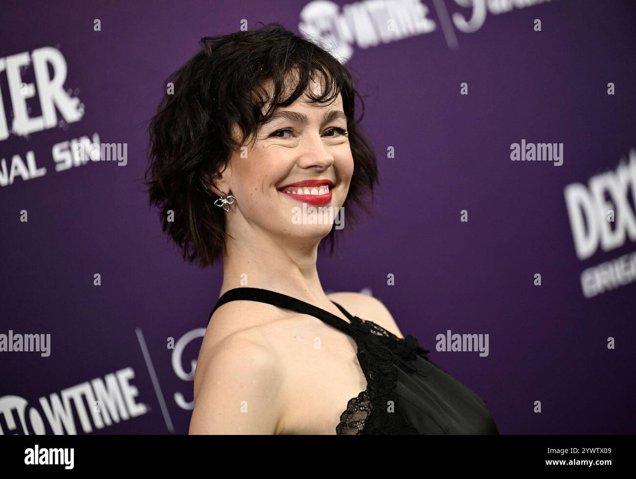 Brittany Allen attends the premiere of the Showtime drama series