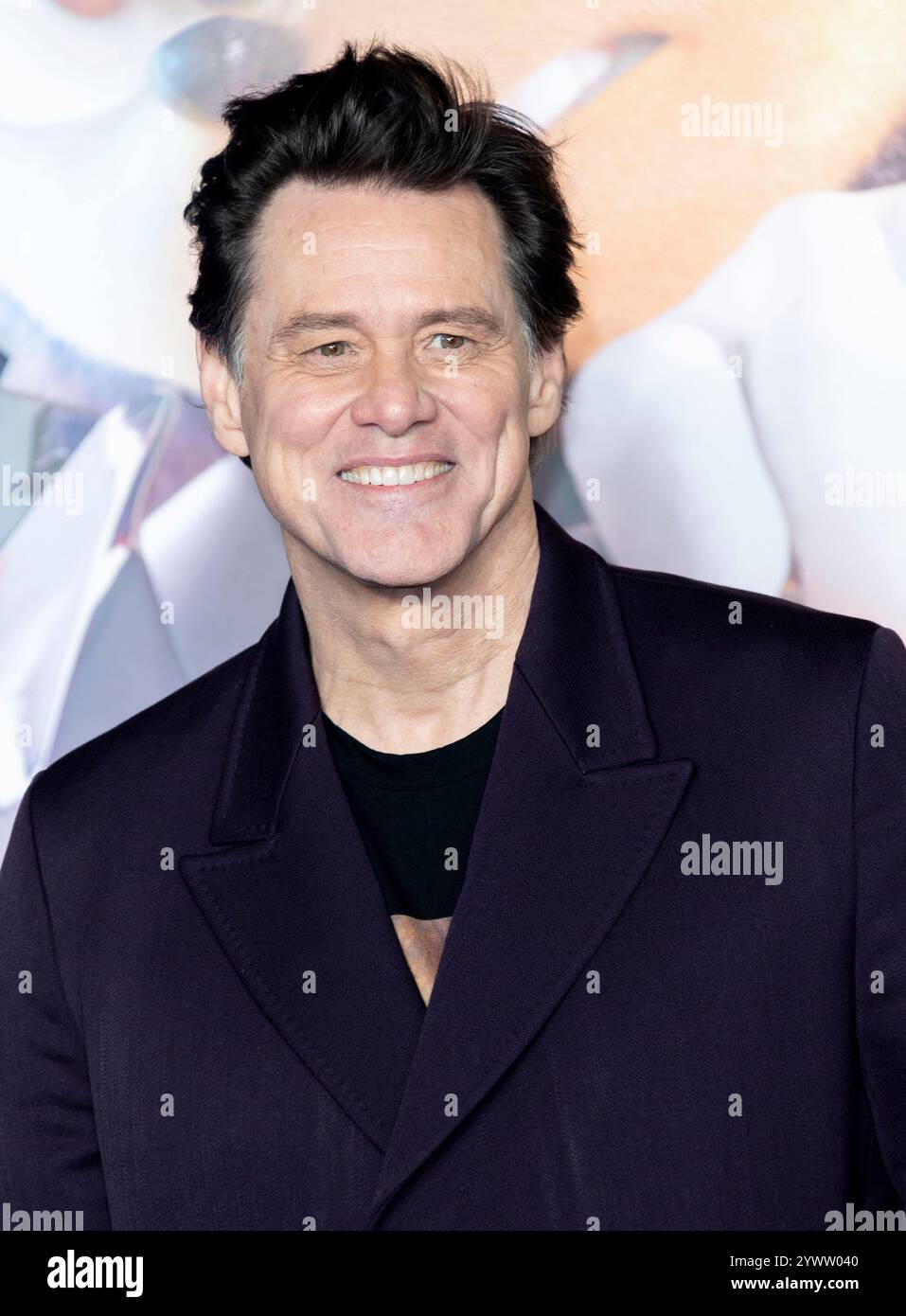10 Dec 2024, London, England, UK - Jim Carrey attending Sonic the