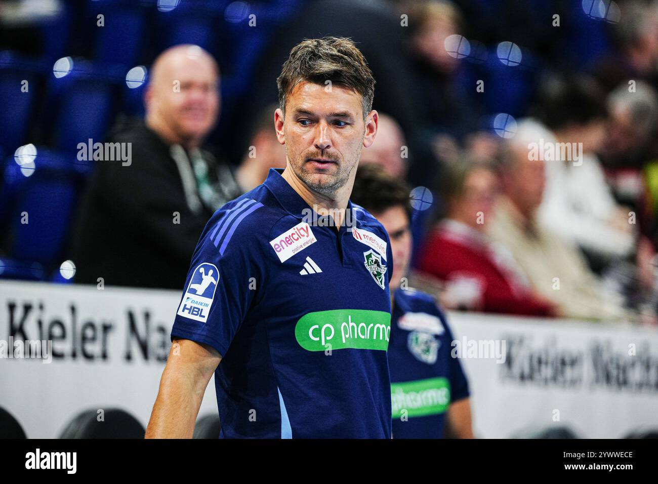 Christian Prokop (TSV Hannover-Burgdorf, Trainer)  GER, THW Kiel vs. TSV Hannover-Burgdorf, Handball, Bundesliga, Spieltag, 14, Saison 2024/2025, 11.12.2024  Foto: Eibner-Pressefoto/Marcel von Fehrn Stock Photo