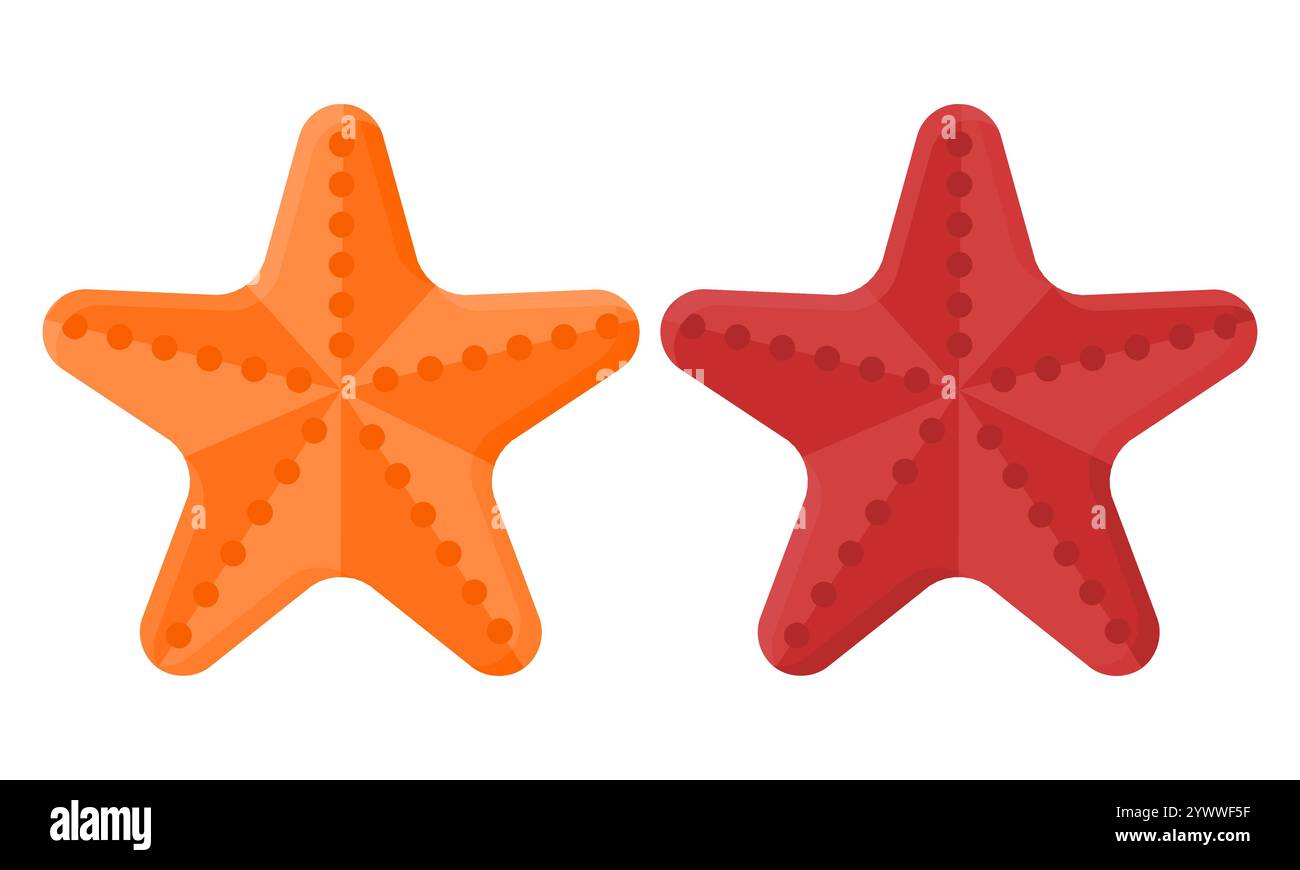 Simple Starfish Animal Vector. Wild Sea Animal Starfish Icon ...