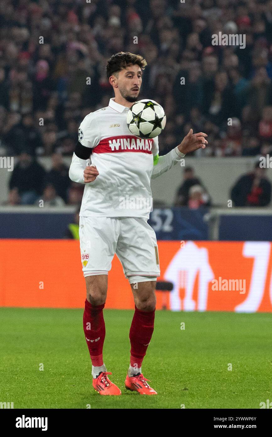 Atakan Karazor (VfB Stuttgart, #16) GER, VfB Stuttgart vs. BSC Young ...
