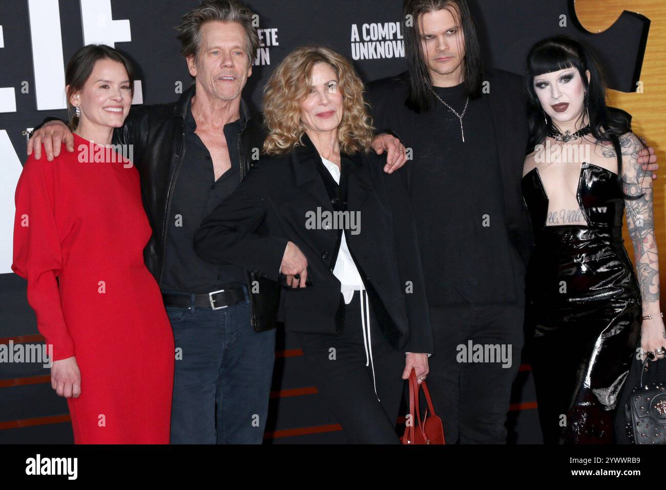 Ca. 10th Dec, 2024. Sosie Bacon, Kevin Bacon, Kyra Sedgwick, Travis