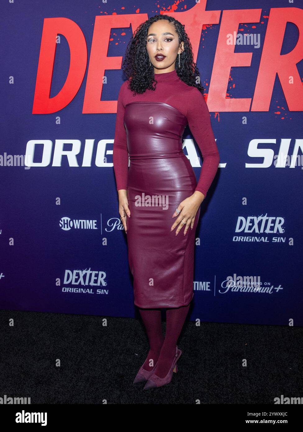 Ny. 11th Dec, 2024. Raquel Justice at arrivals for DEXTER: ORIGINAL SIN