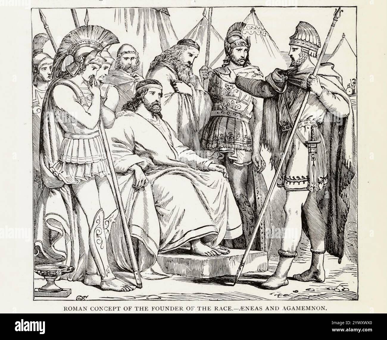 ROMAN CONCEPT OF THE FOUNDER OF THE RACE. AENEAS AND AGAMEMNON ...