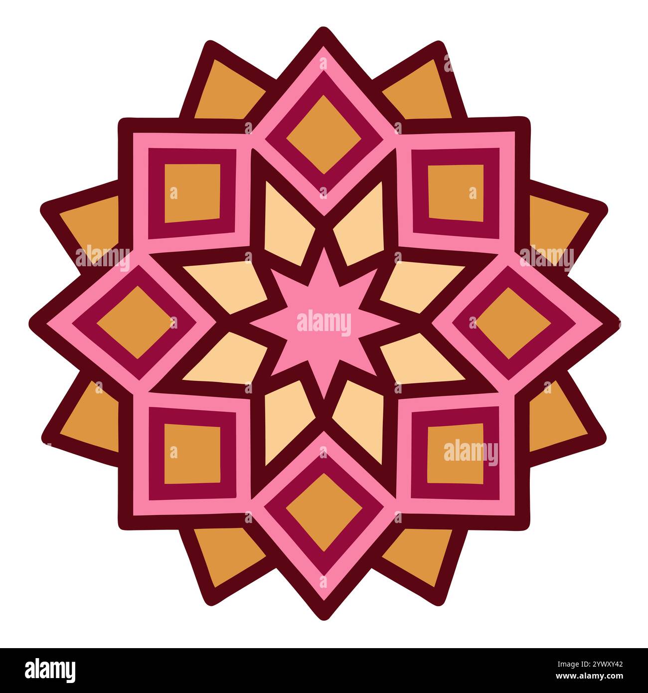 Beautiful seamless Islamic pattern with geometric shapes and arabesque ...