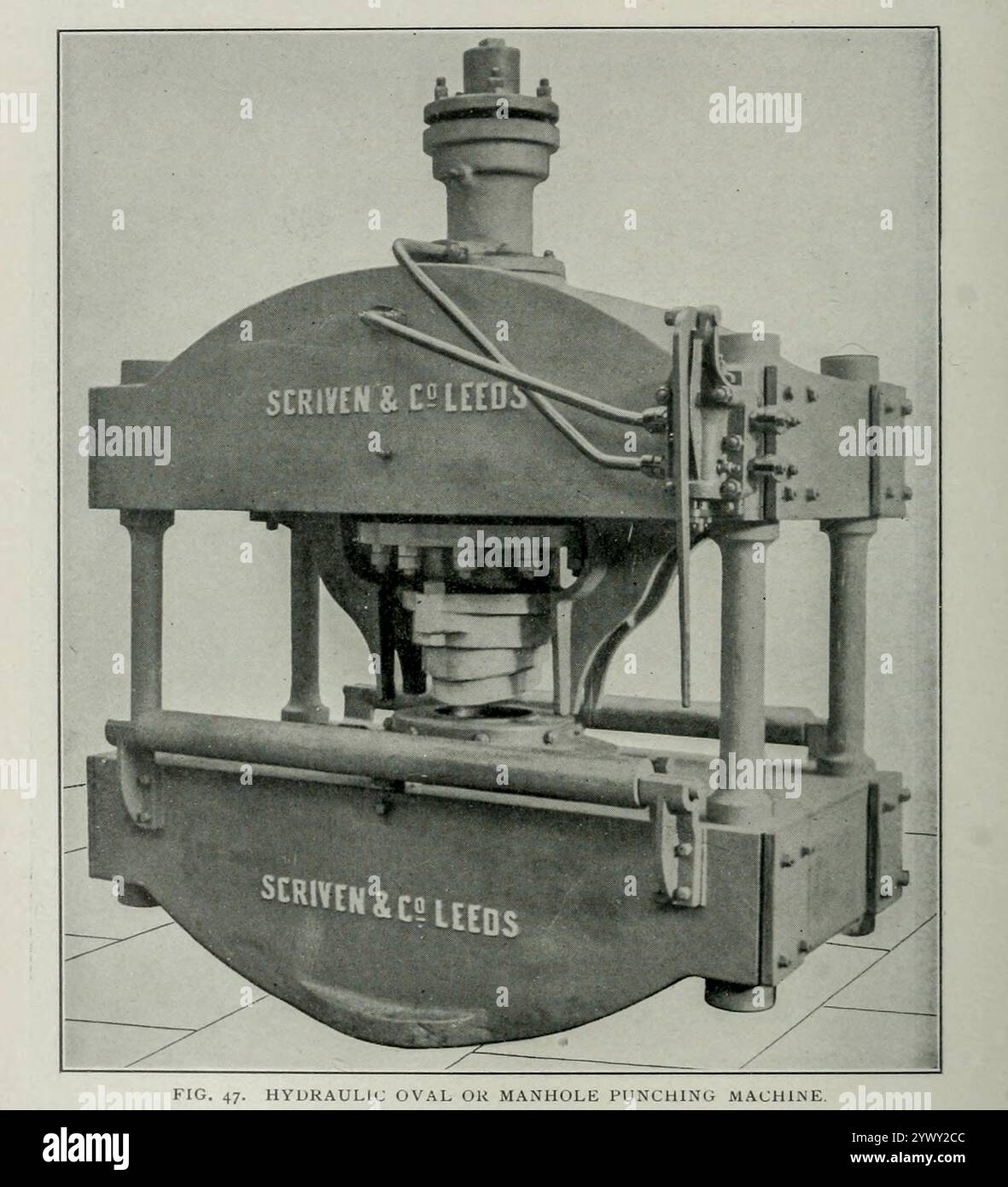 HYDRAULIC OVAL OR MANHOLE PUNCHING MACHINE from the Article THE ...