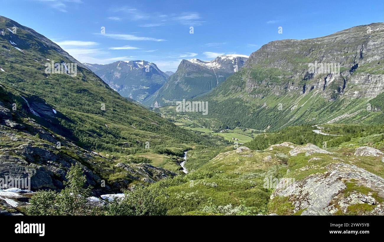 Fantastic panorama - Smartphone Captured Stock Image