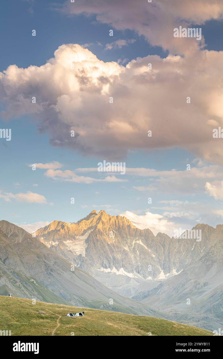 Lac du Pontet, Villar d'Arêne, Isère, France Stock Photo