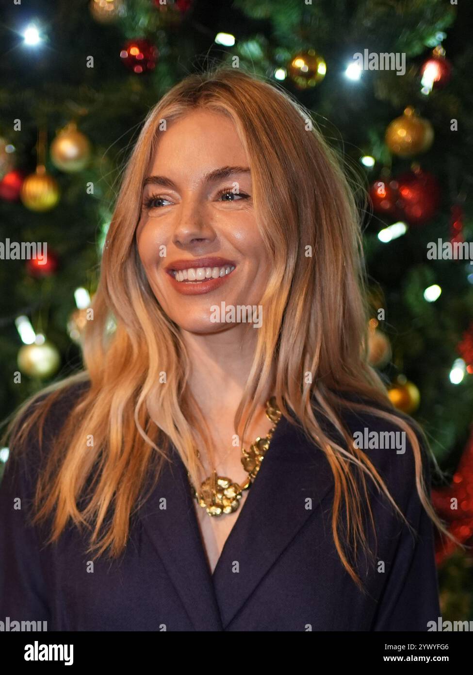 Actress Sienna Miller attends the King's Foundation Carol Concert at St