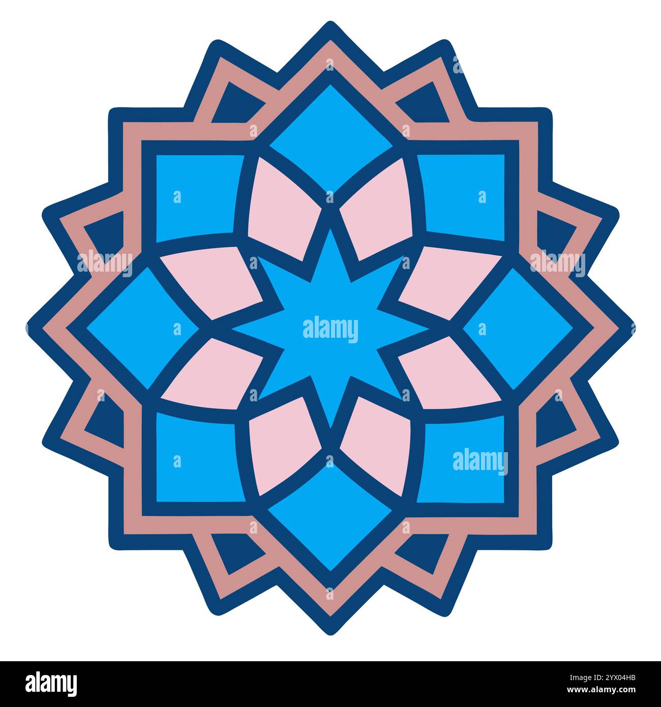 Islamic pattern with mandala-style elements, ideal for social media ...