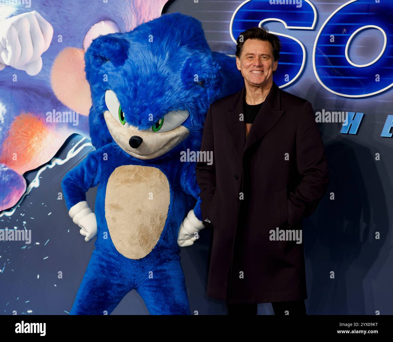 Jim Carrey attends the Sonic The Hedgehog 3 UK Premiere at Cineworld in ...