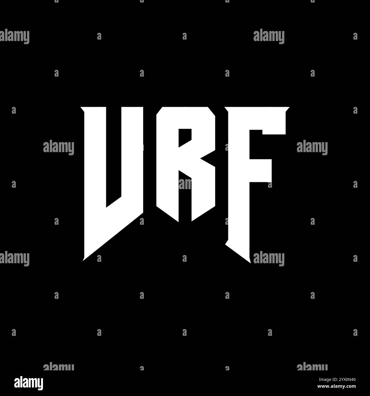 VRF letter logo design for technology company. VRF logo design black ...
