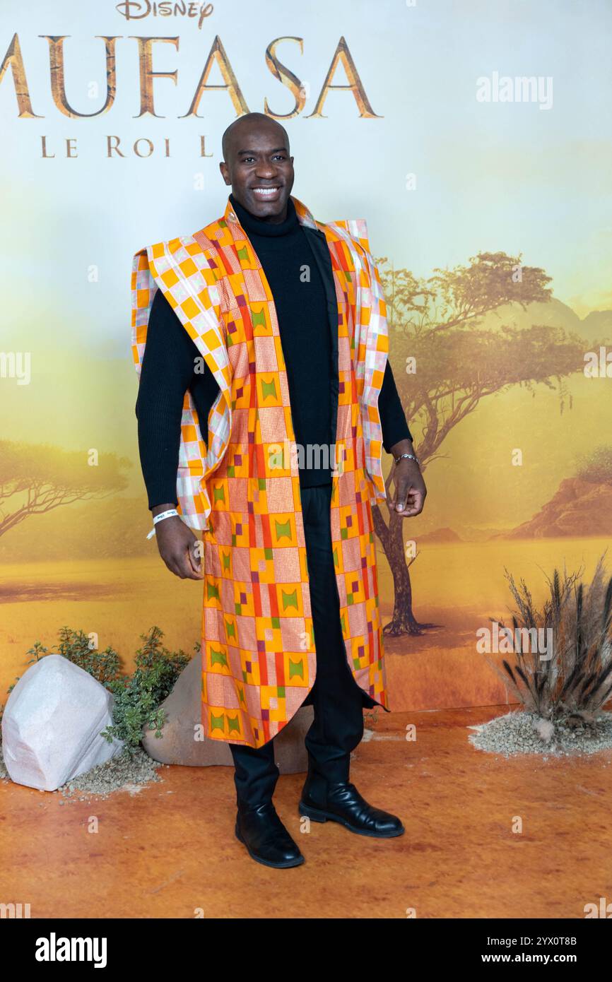Paris France 12th Dec 2024 Noah Ndema Attends The Mufasa Premiere 