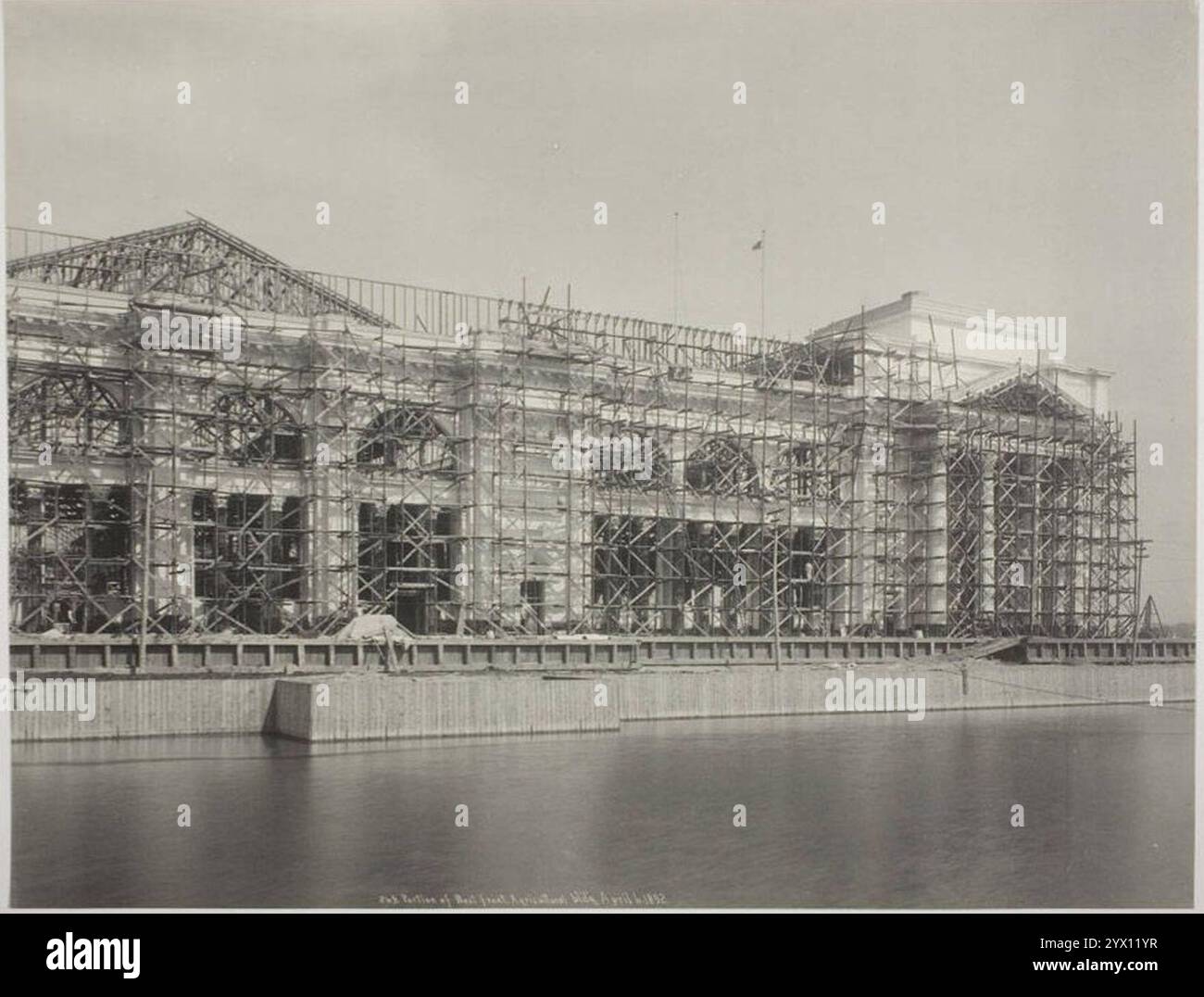 Construction of Agriculture Building Worlds Columbian Exposition 01 ...