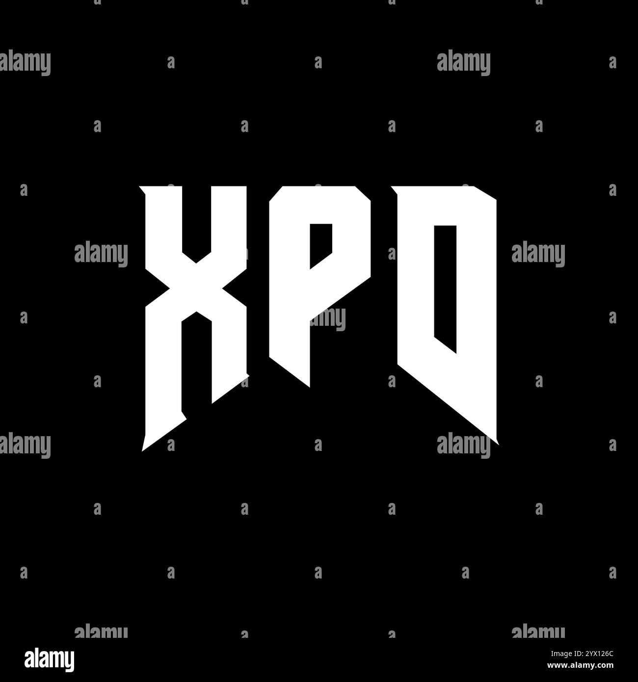 XPD letter logo design for technology company. XPD logo design black ...