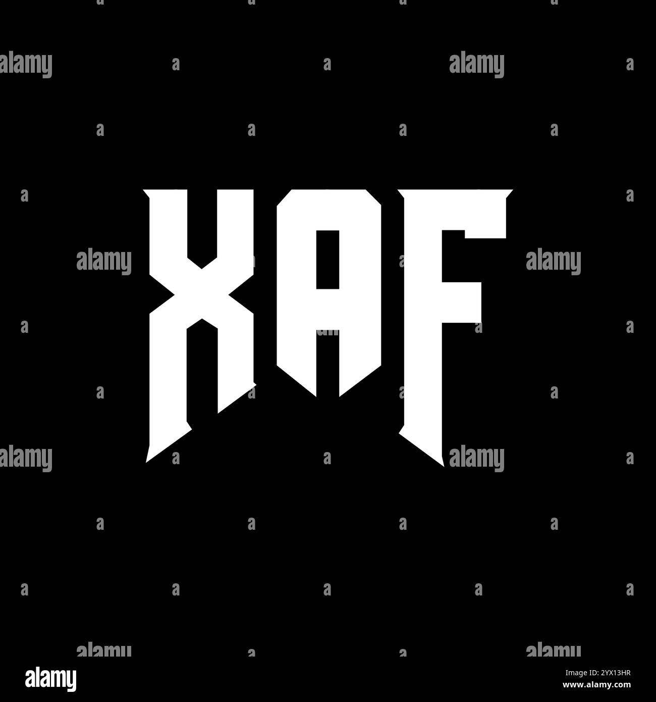 Xaf font hi-res stock photography and images - Alamy
