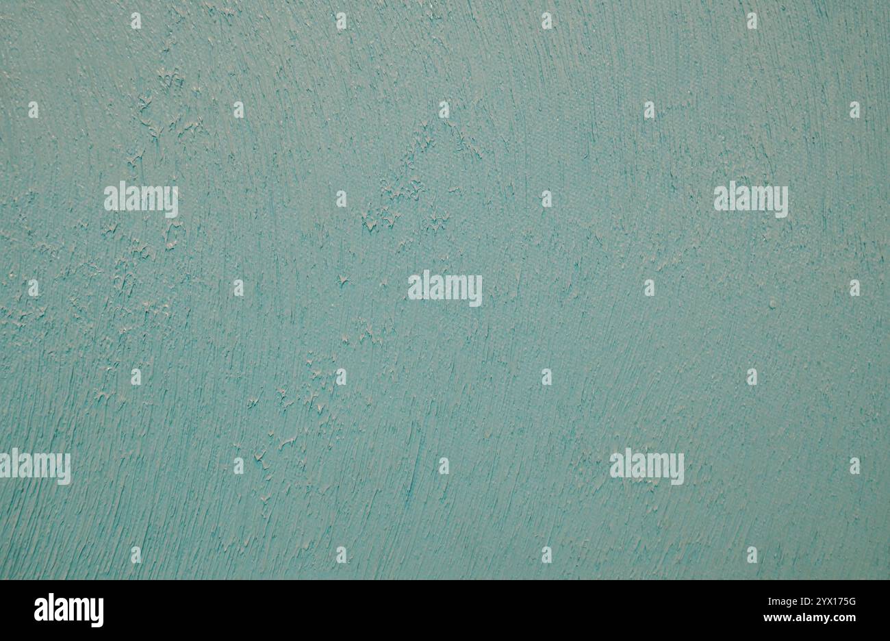 Brush painted, sponged and rubbed pastel pale blue color background Stock Photo