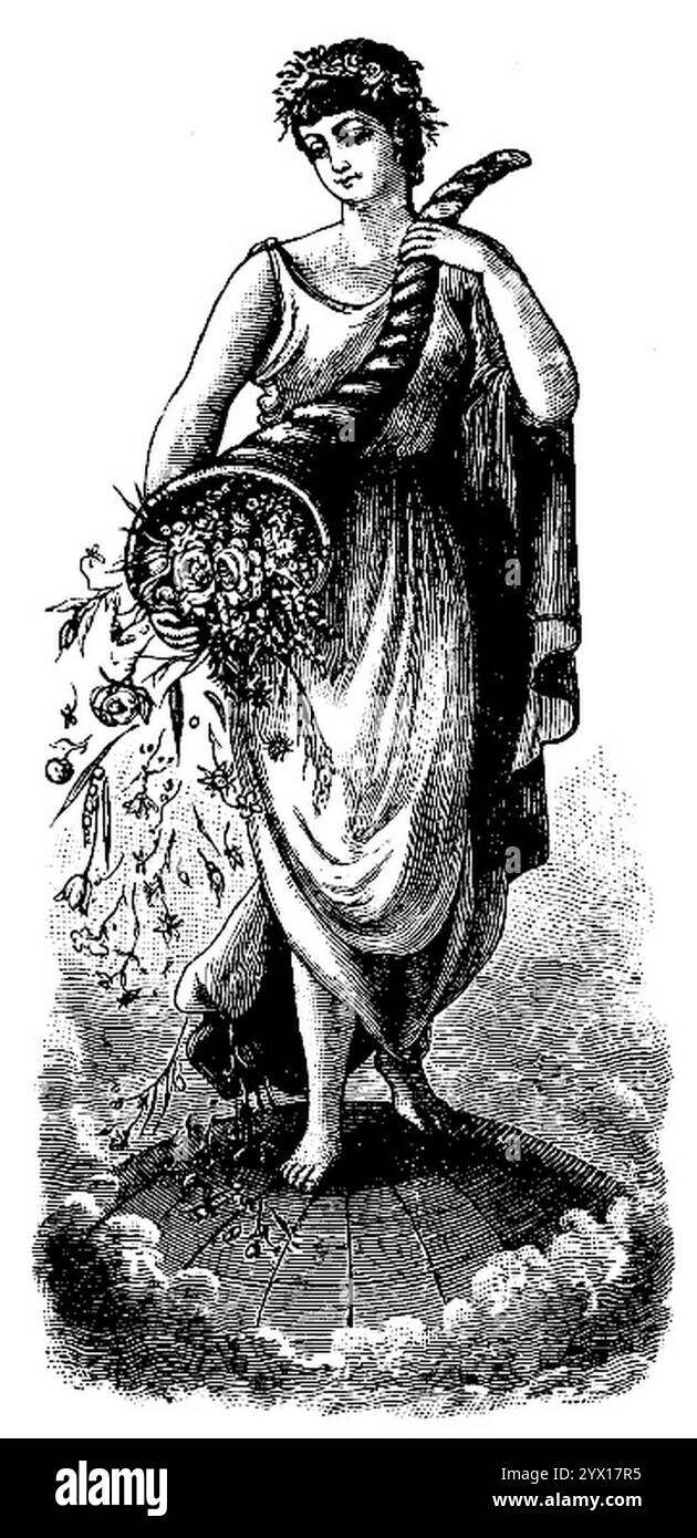 Cornucopia historical Black and White Stock Photos & Images - Alamy