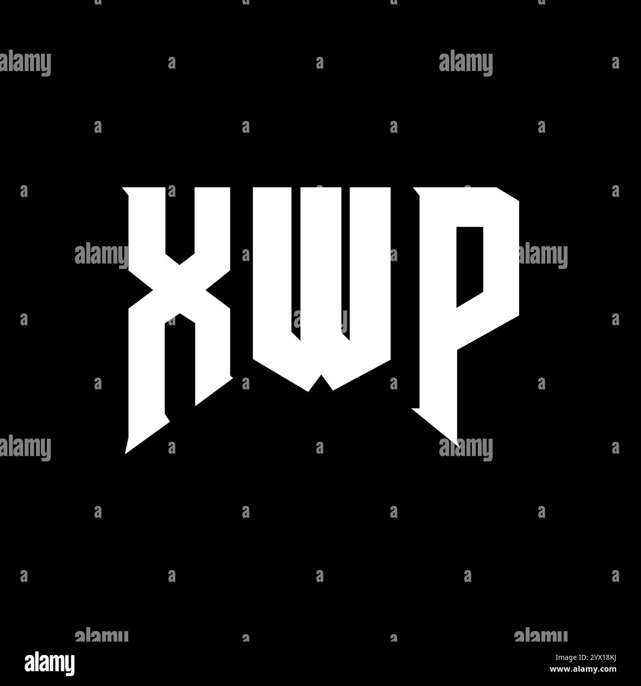 Xwp minimalist logo Stock Vector Images - Alamy