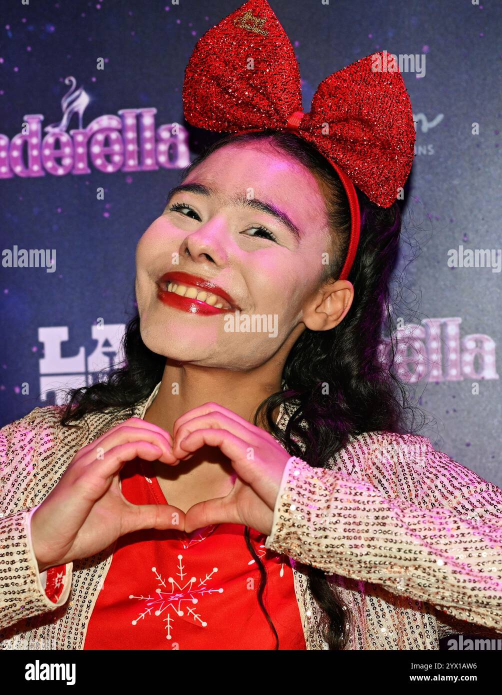 LONDON, ENGLAND: 12th December 2024: Leila Lea attended Press night