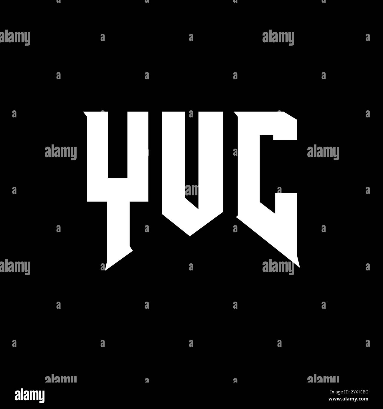 Yuc logo design hi-res stock photography and images - Alamy