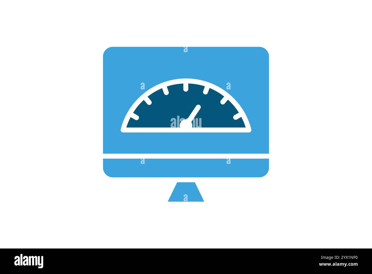 Performance icon. solid icon style. icon related to IT. IT architecture elements vector illustration Stock Vector