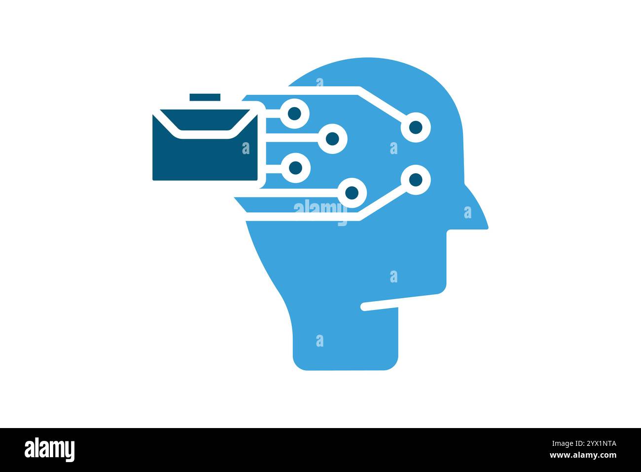 Business intelligence icon. solid icon style. icon related to IT architecture. IT elements vector illustration Stock Vector