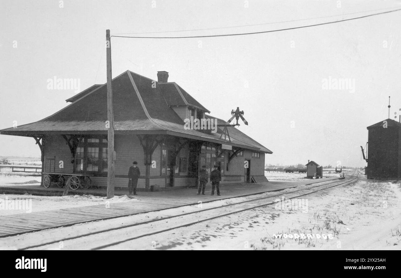 CPR Woodbridge ca 1910 Stock Photo Alamy CPR Woodbridge ca 1910 Stock Photo Alamy