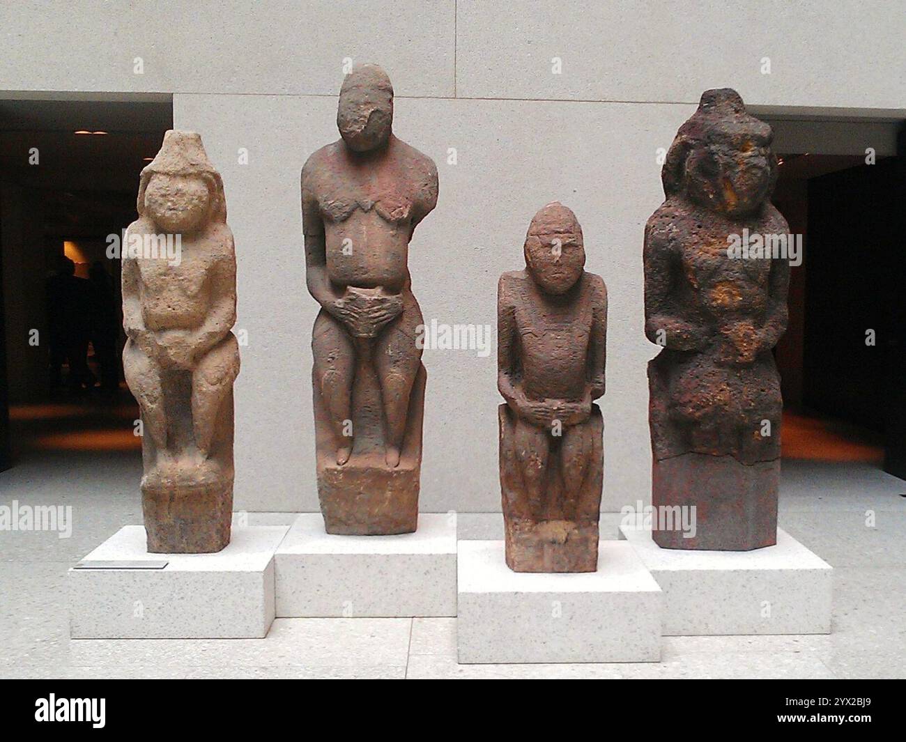 Cuman statues from Ukraine Stock Photo