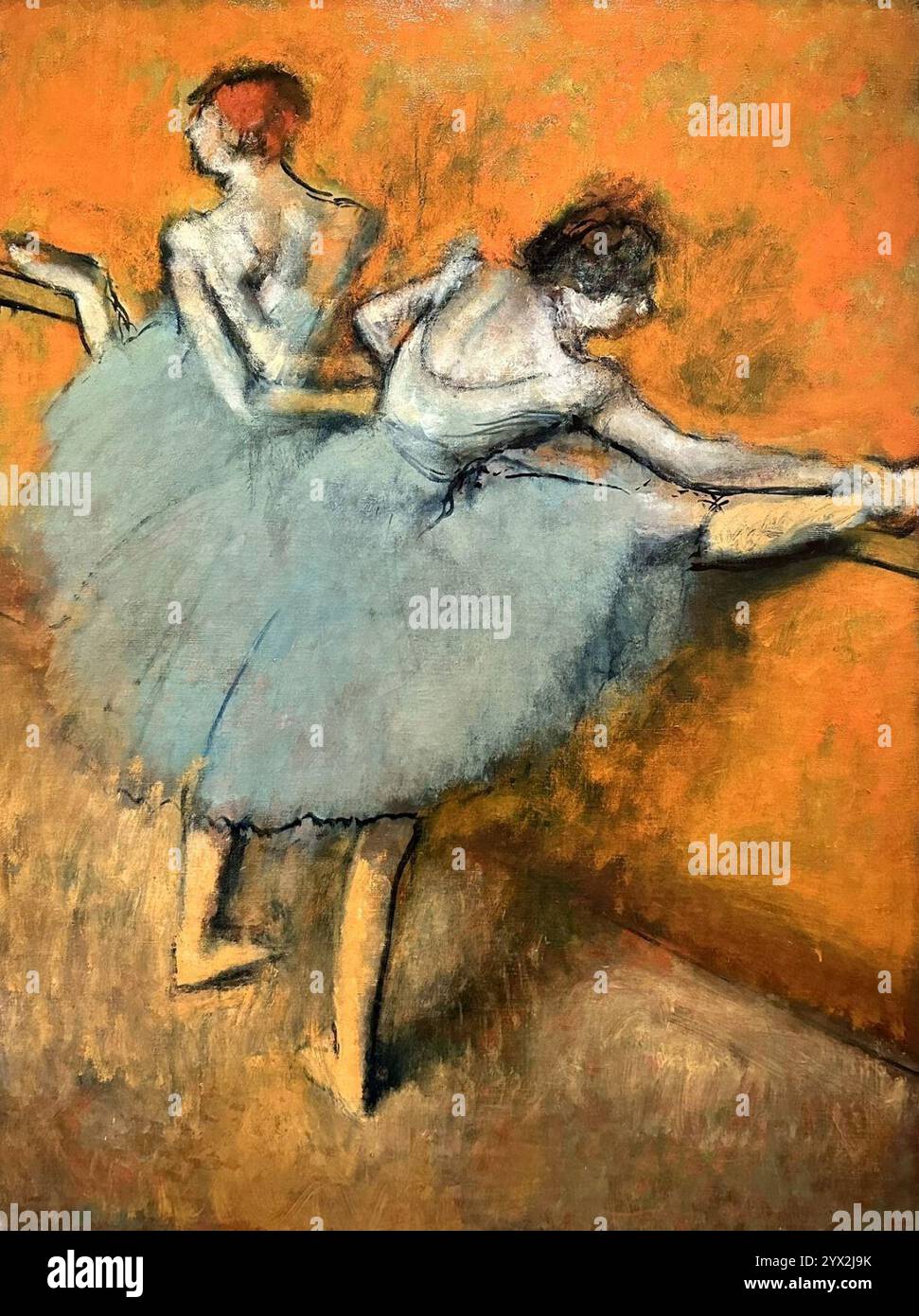 Edgar Degas、DANSEUSE A LA BARRE File:'Danseuse à la Barre' by Edgar Degas, c. 1885.jpg - Wikimedia