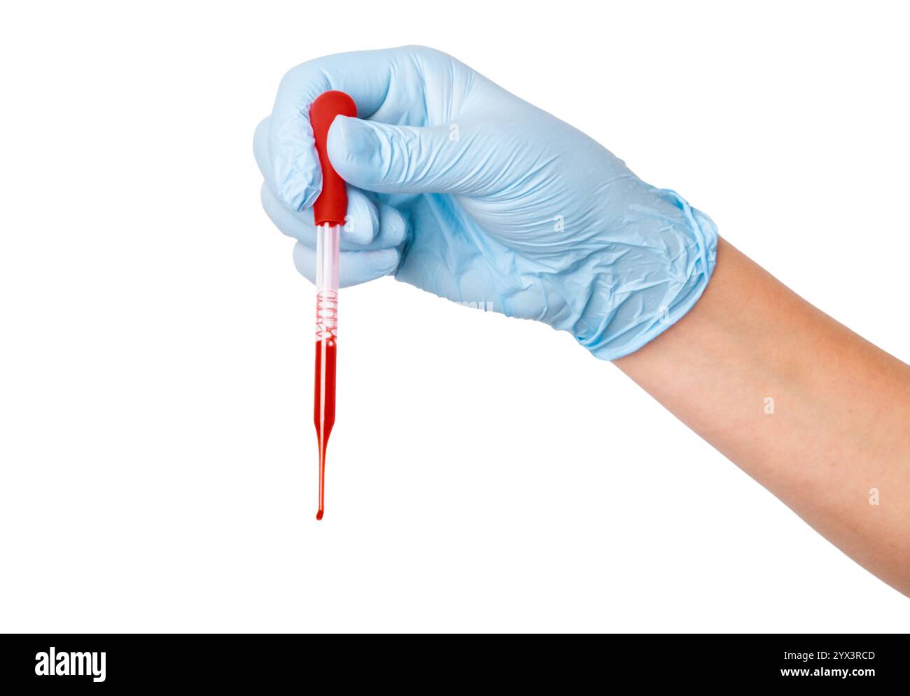 Blood testing in laboratory Cut Out Stock Images & Pictures - Alamy