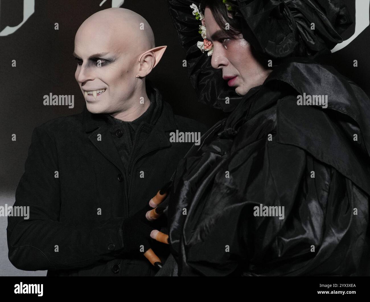 Los Angeles, USA. 12th Dec, 2024. (L-R) Astor Yang and Katya at the