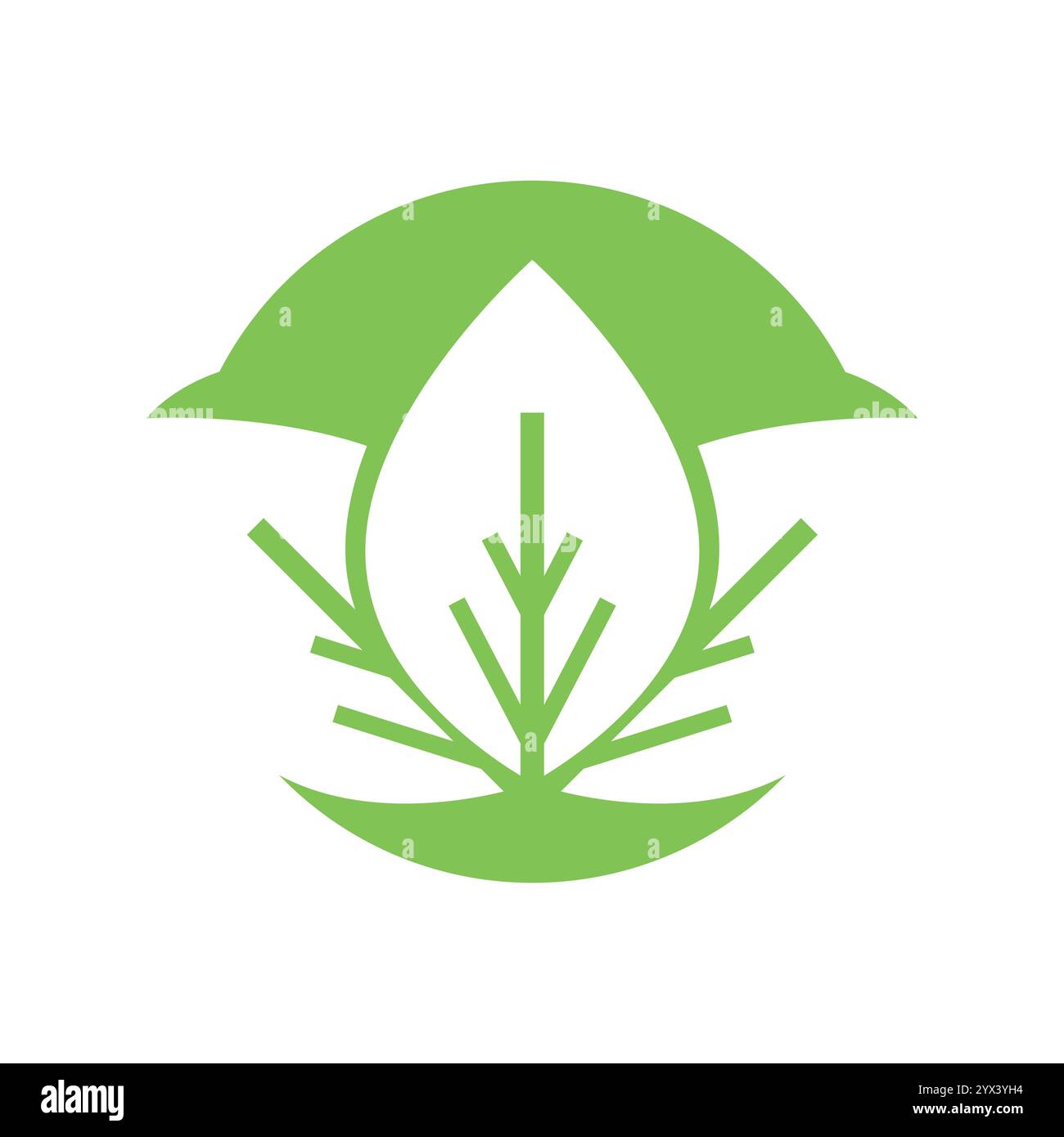 Nature leaf eco green logo icon Stock Vector Image & Art - Alamy