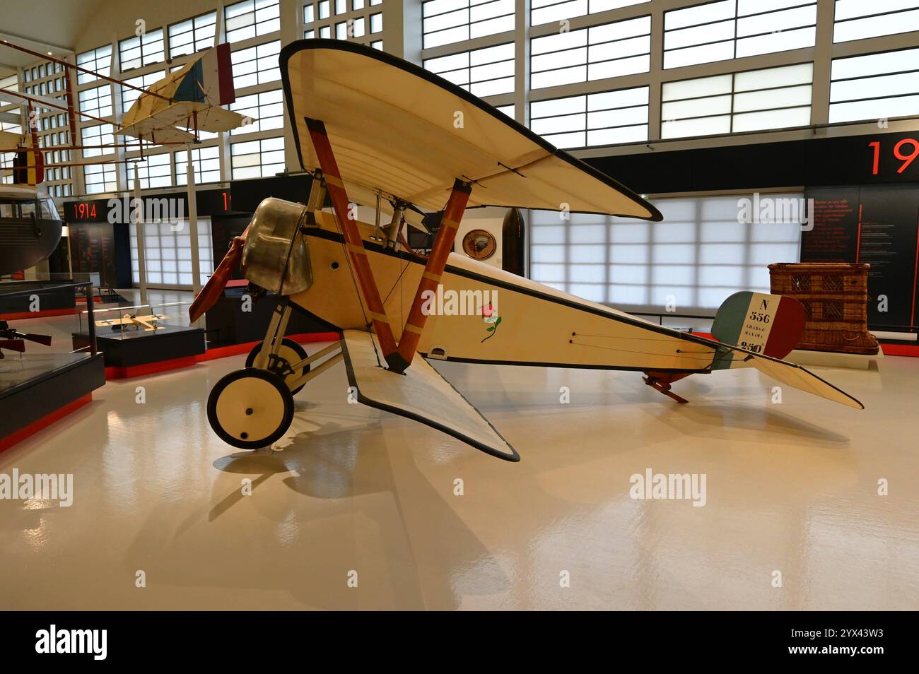 Nieuport XI type Bebe At The Mus e De L Air Et De L Espace Stock Photo 