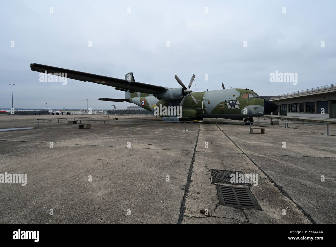 Transall C-160 at the Musée de l'Air et de l'Espace Stock Photo - Alamy
