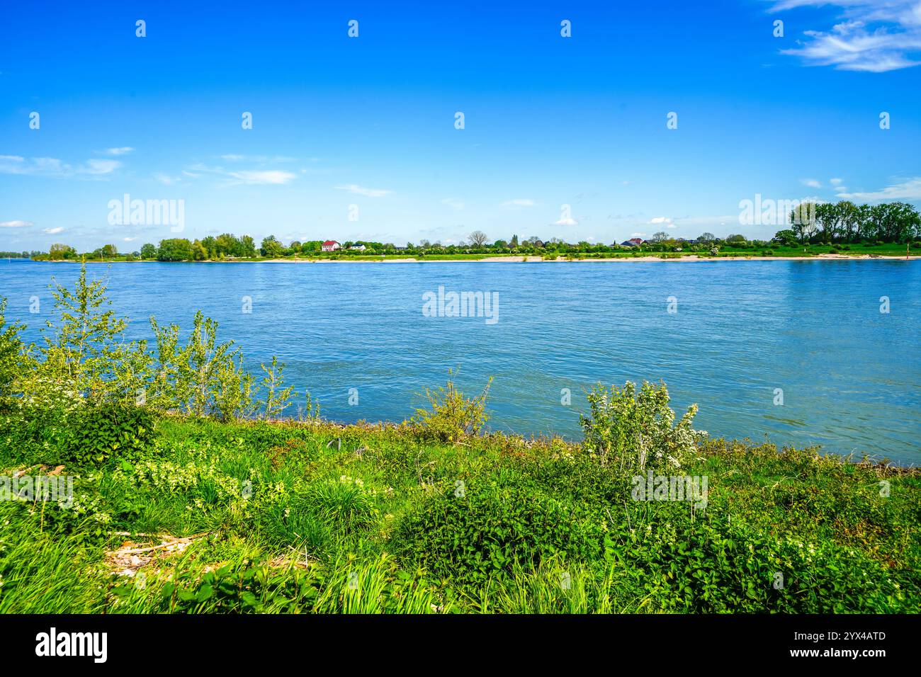 Landscape green nature river bank hi-res stock photography and images ...