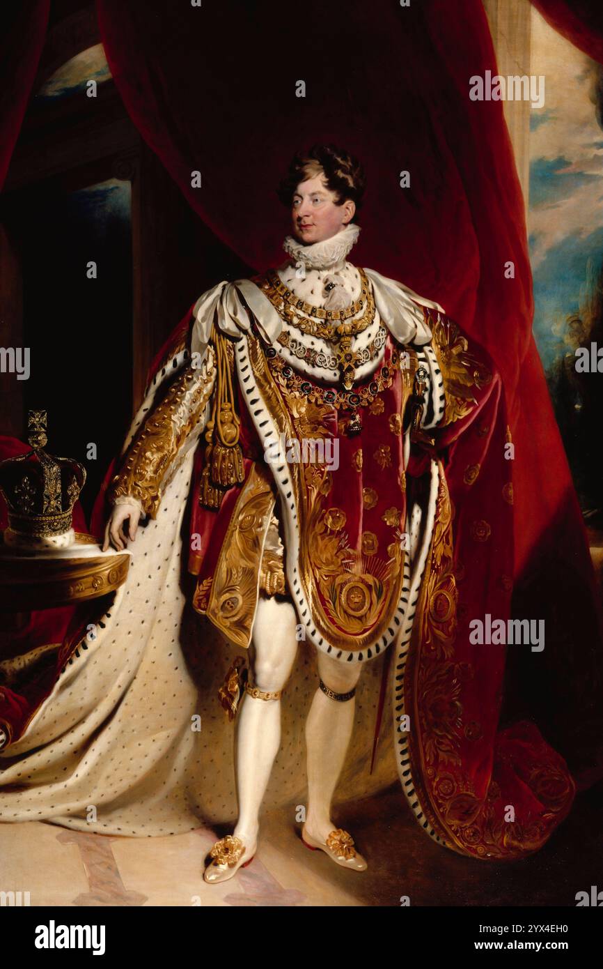 George Iv Photo Portrait of George IV, 1840 Stock Photo - Alamy