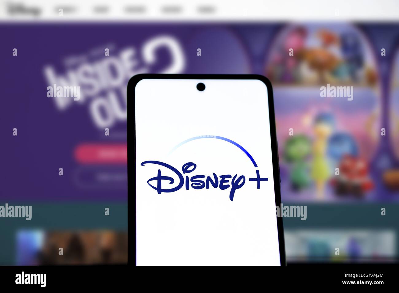Smartphone with Disney+ logo displayed on the screen Stock Photo - Alamy