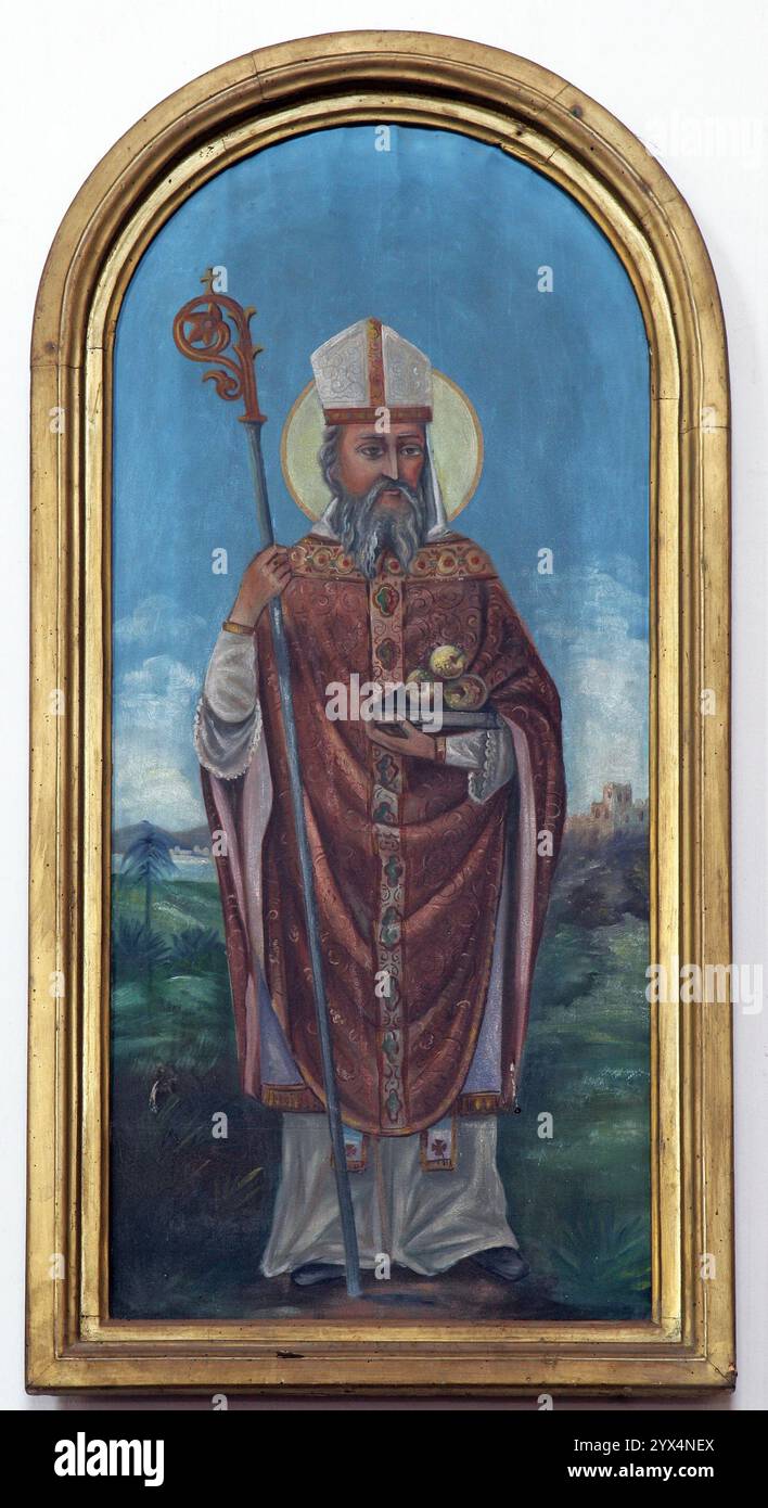 Saint nicholas church painting hi-res stock photography and images - Alamy