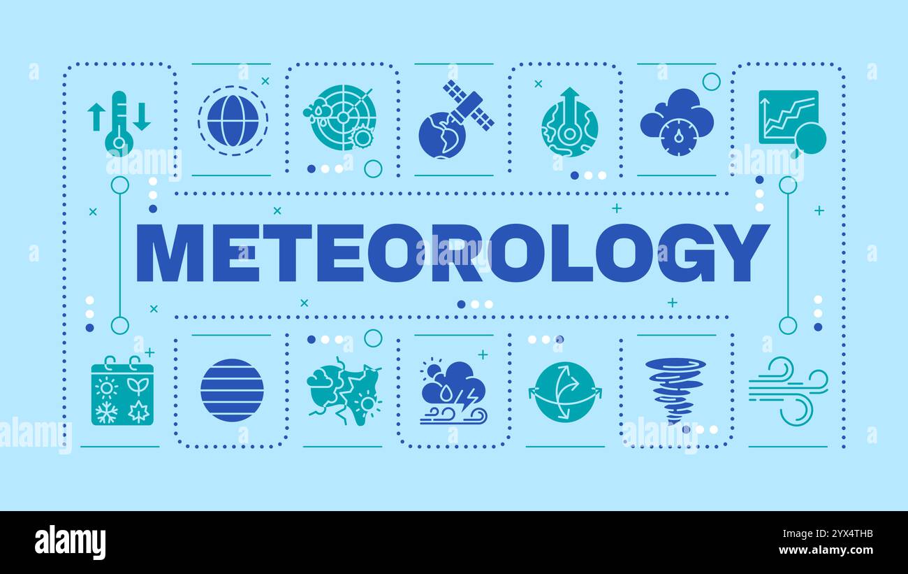 Meteorology concept word cloud background Stock Vector Images - Alamy