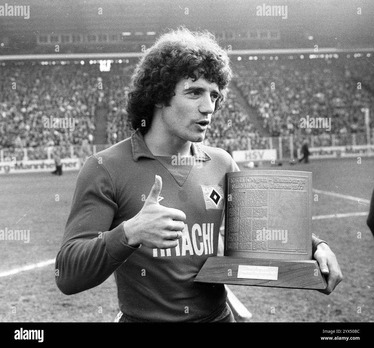 Poster Kevin Keegan – Hambourg SV – Foot Vintage Avant 2000 – Affiche Collection