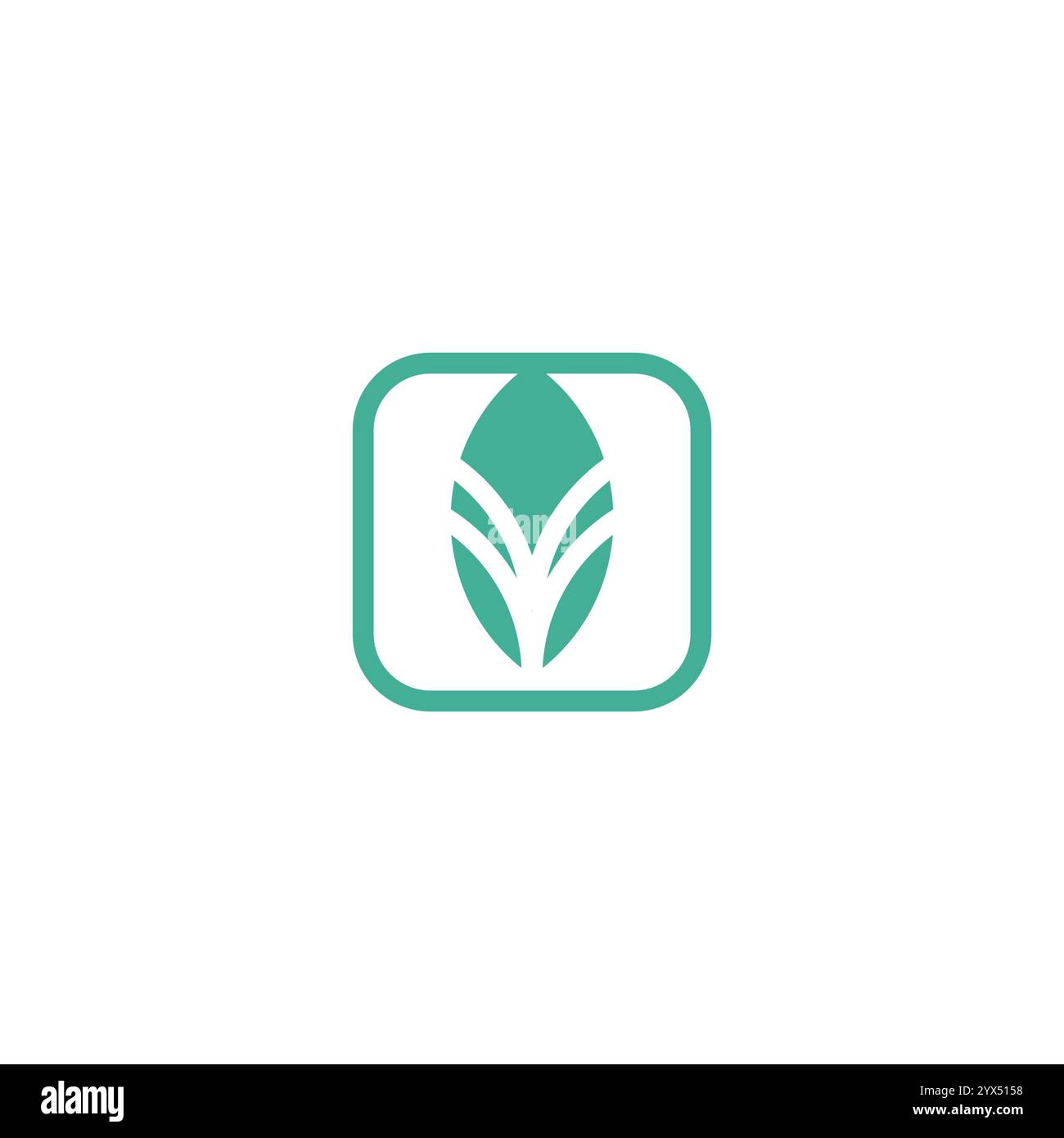 Leaf Organic Logo Icon Design Stock Vector Image & Art - Alamy