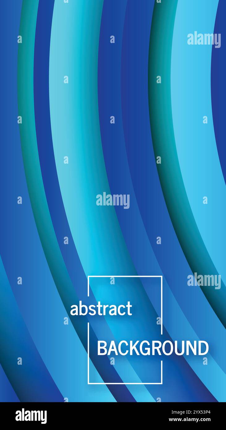 Trendy geometric blue background with abstract circles shapes. Stories ...