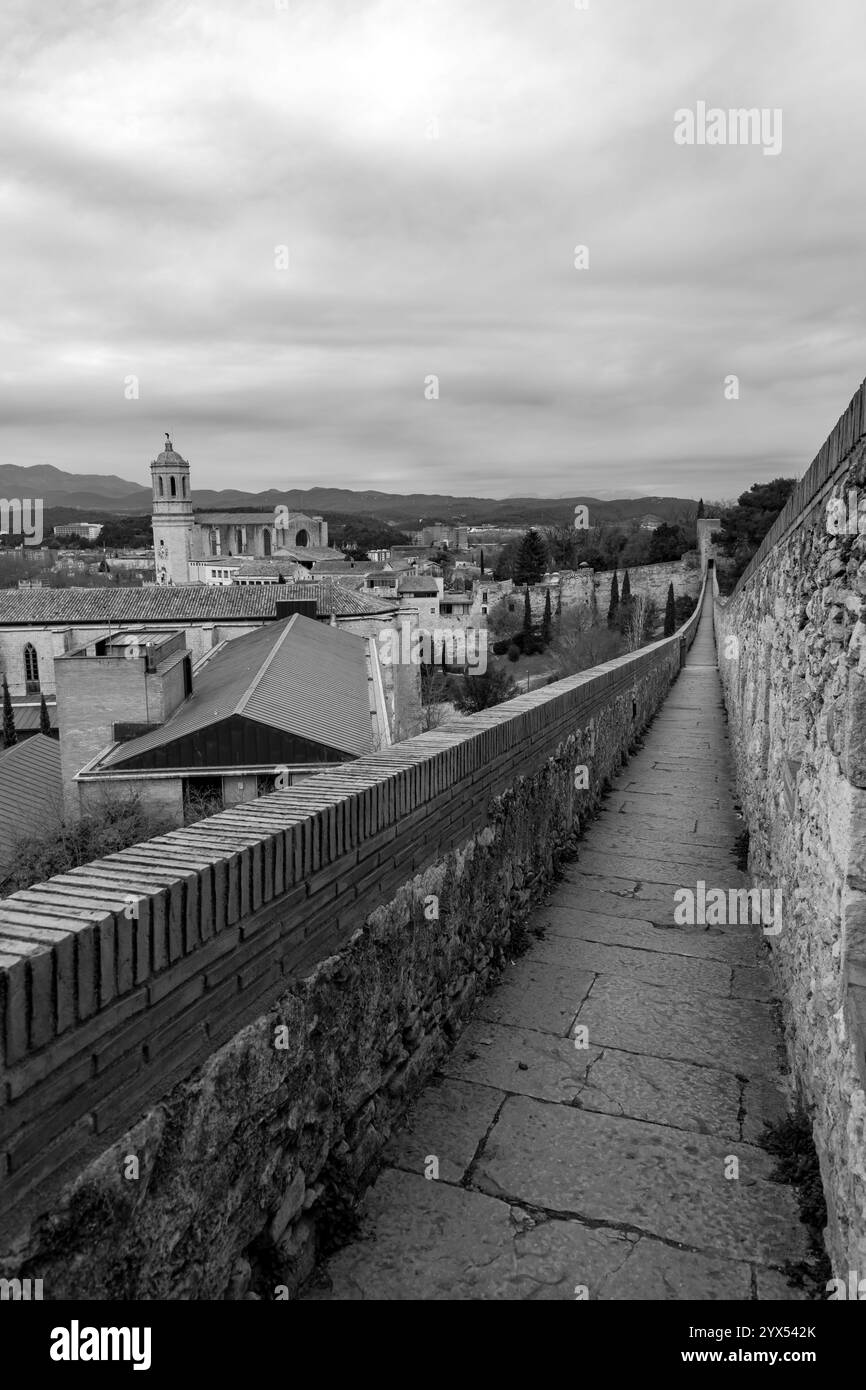 Ruins walls roman town Black and White Stock Photos & Images - Alamy