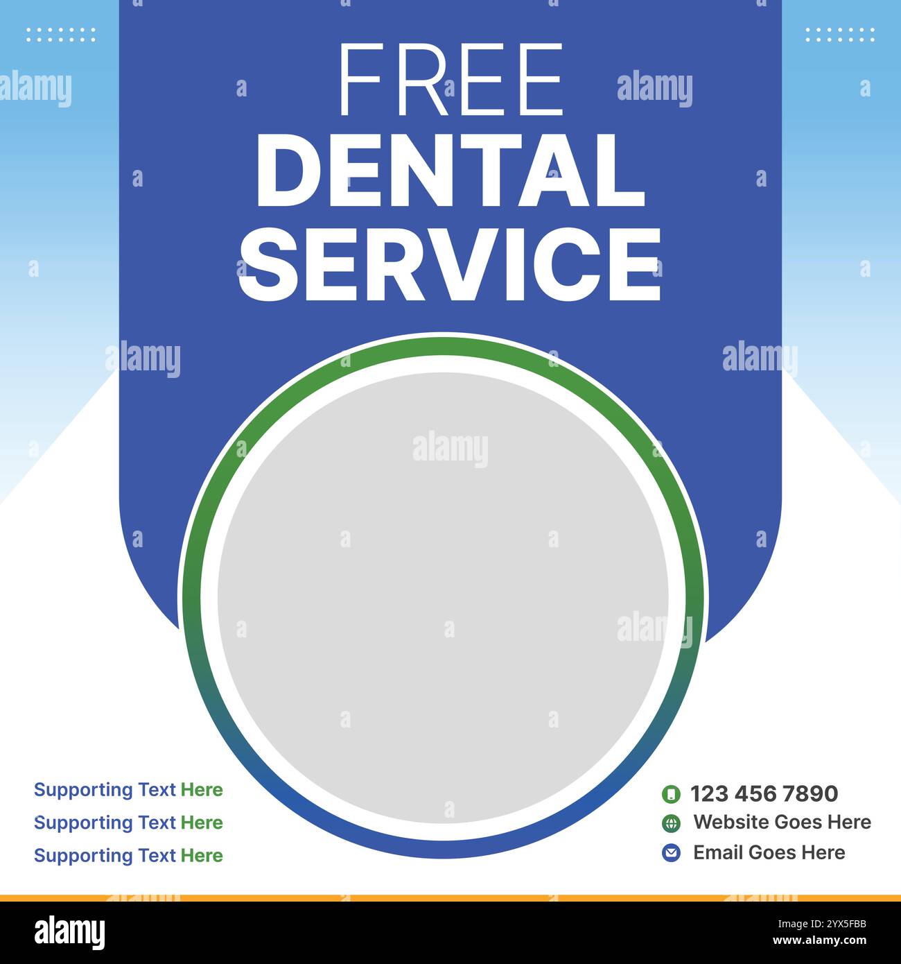 Dental advertisement Stock Vector Images - Alamy, image size:1300x1390