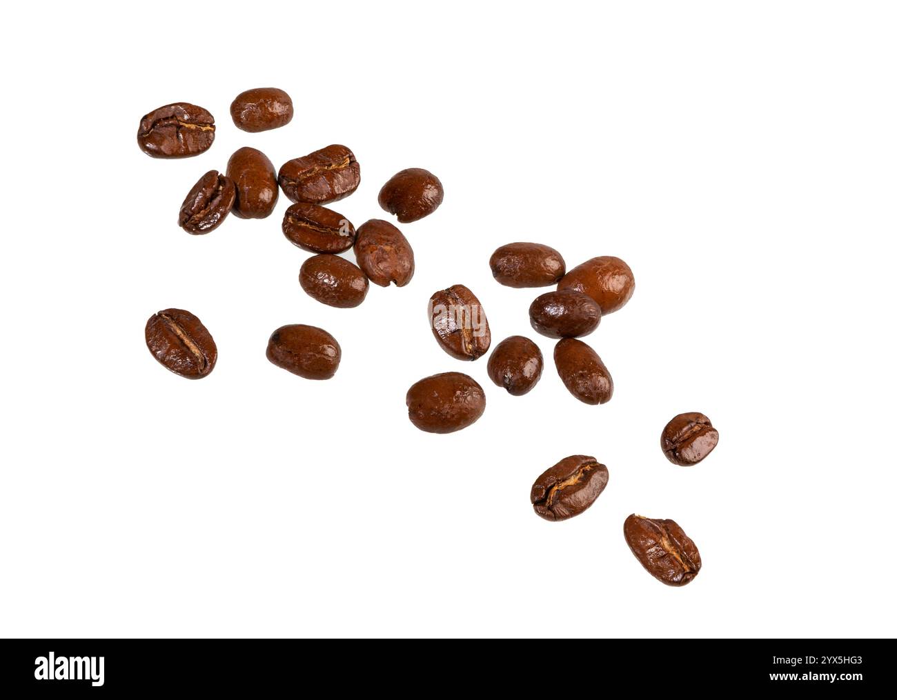 Coffee bean. Roasted coffee beans isolated in white background Stock ...