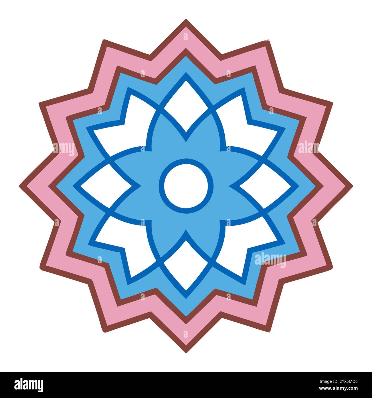 Elegant Islamic Geometric Pattern for Book Covers, Religious Designs ...