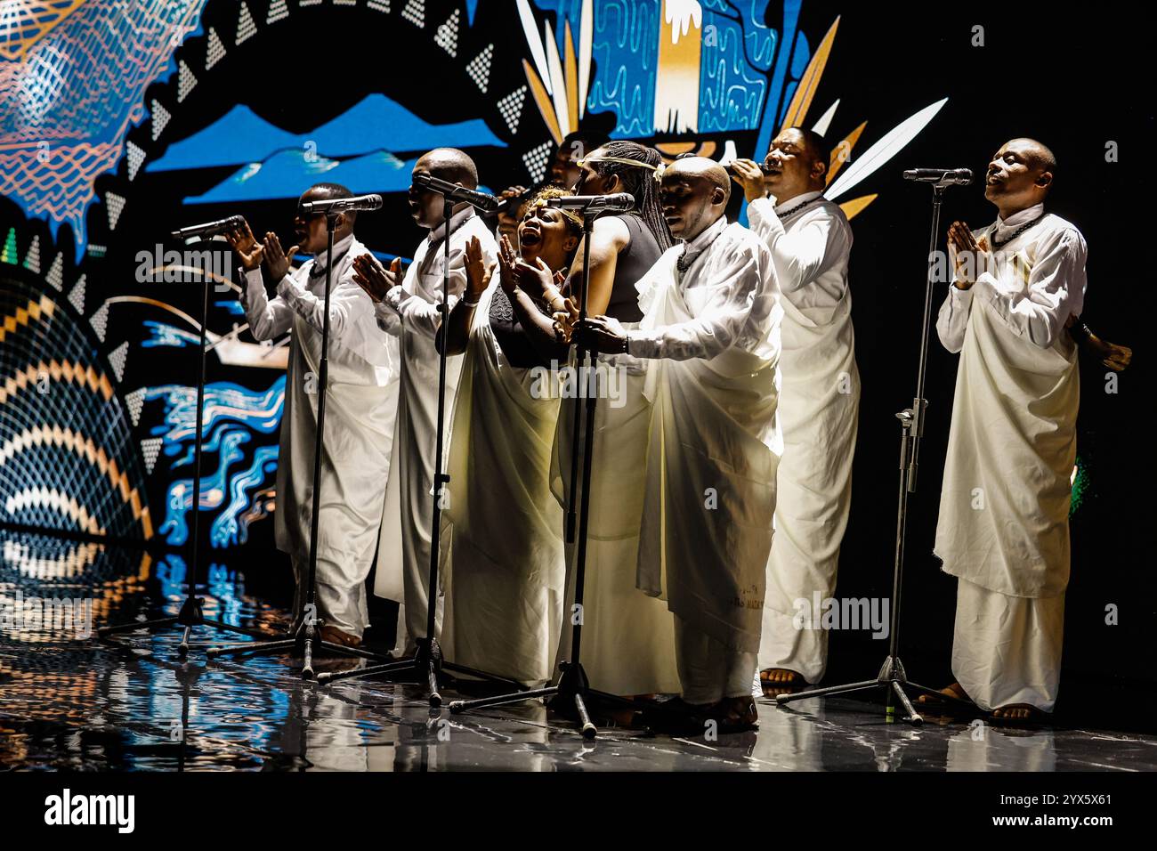 Kigali, Rwanda. 13th Dec, 2024. Musical show during the 2024 FIA Awards ...