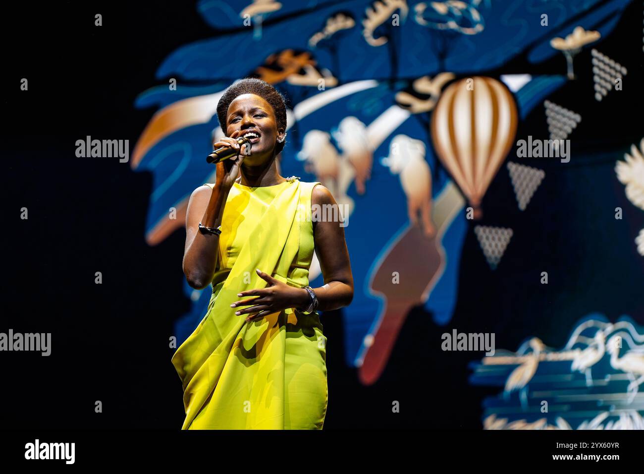 Kigali, Rwanda. 13th Dec, 2024. Musical show during the 2024 FIA Awards ...